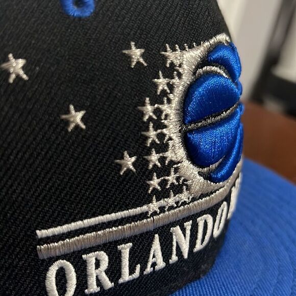 🔥🏀 Vintage ORLANDO MAGIC NBA Hardwood Classics Flat Bill Snapback Hat - EUC - Picture 3 of 10